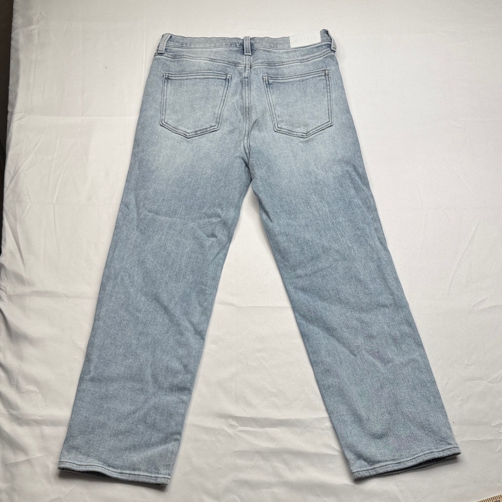 pistola Pale Blue Straight Leg Jeans size 28 denim pants light wash stretchy - Picture 8 of 9